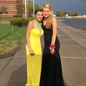 Black Mermaid Prom Dress sz 1!!